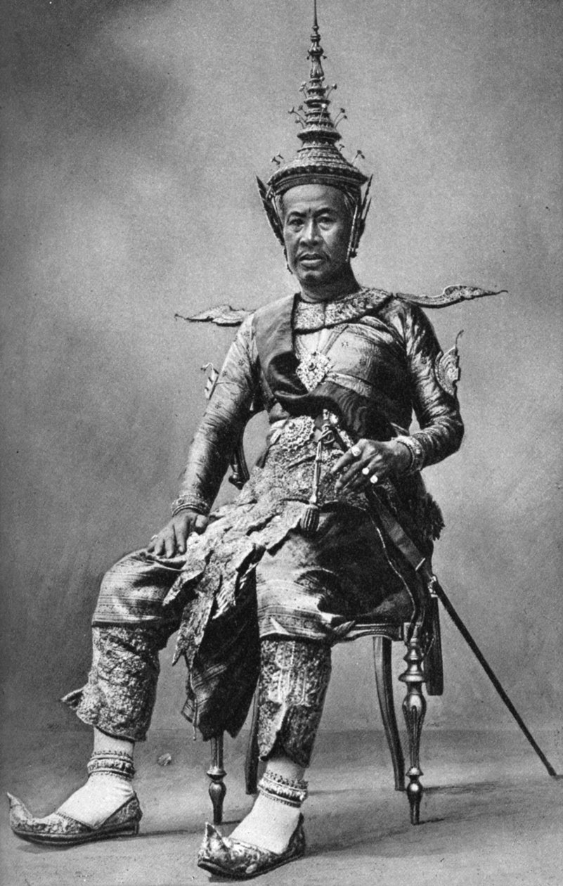 Kong Sisowath af Cambodia, 1922 af Unbekannt