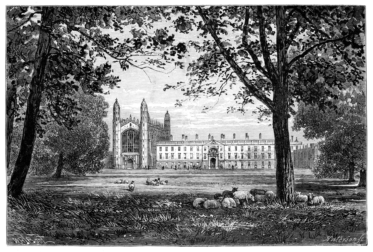 Kings College, Cambridge, 1900 af Unbekannt