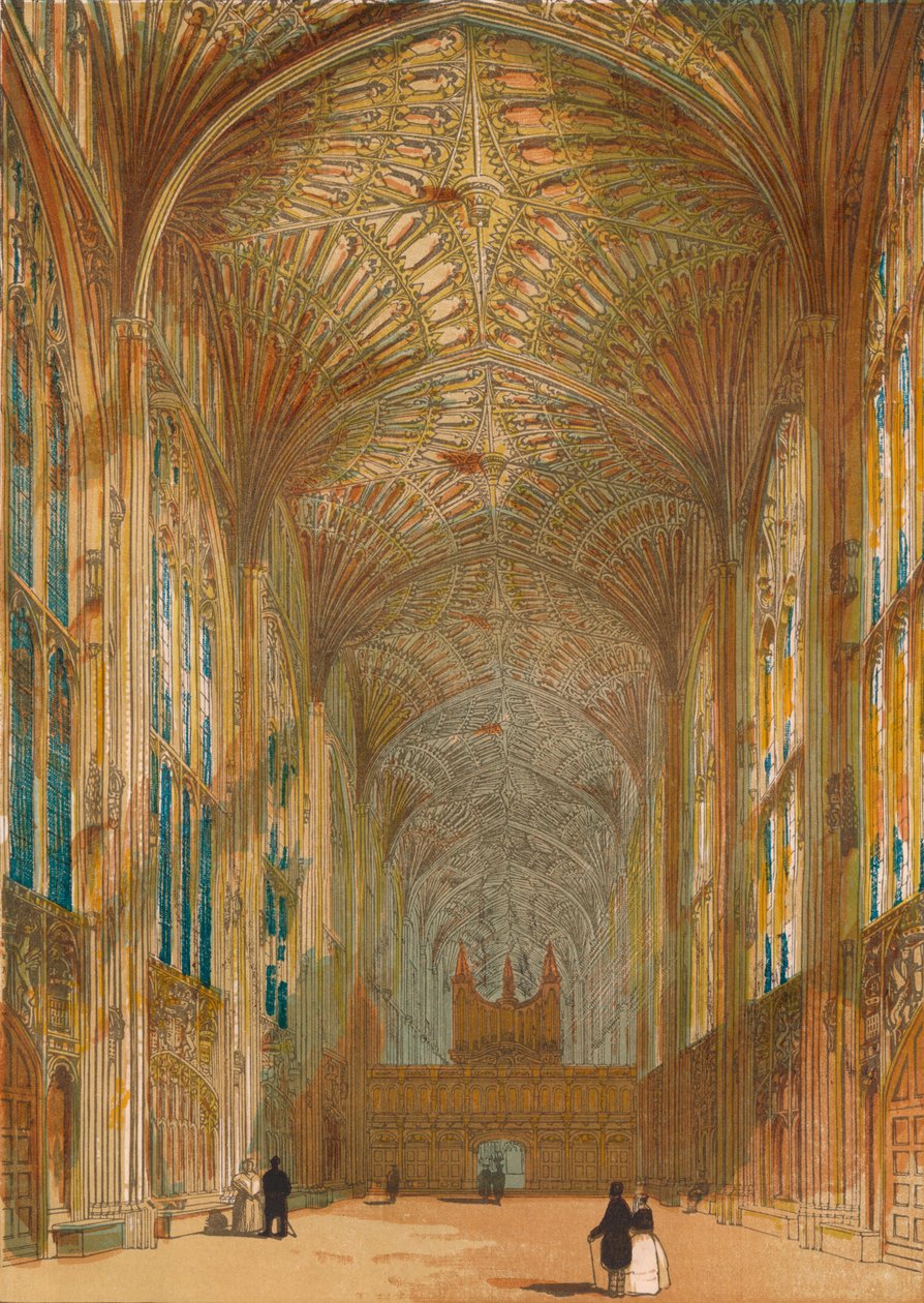 Kings College Chapel, Cambridge, 1864 af Unbekannt