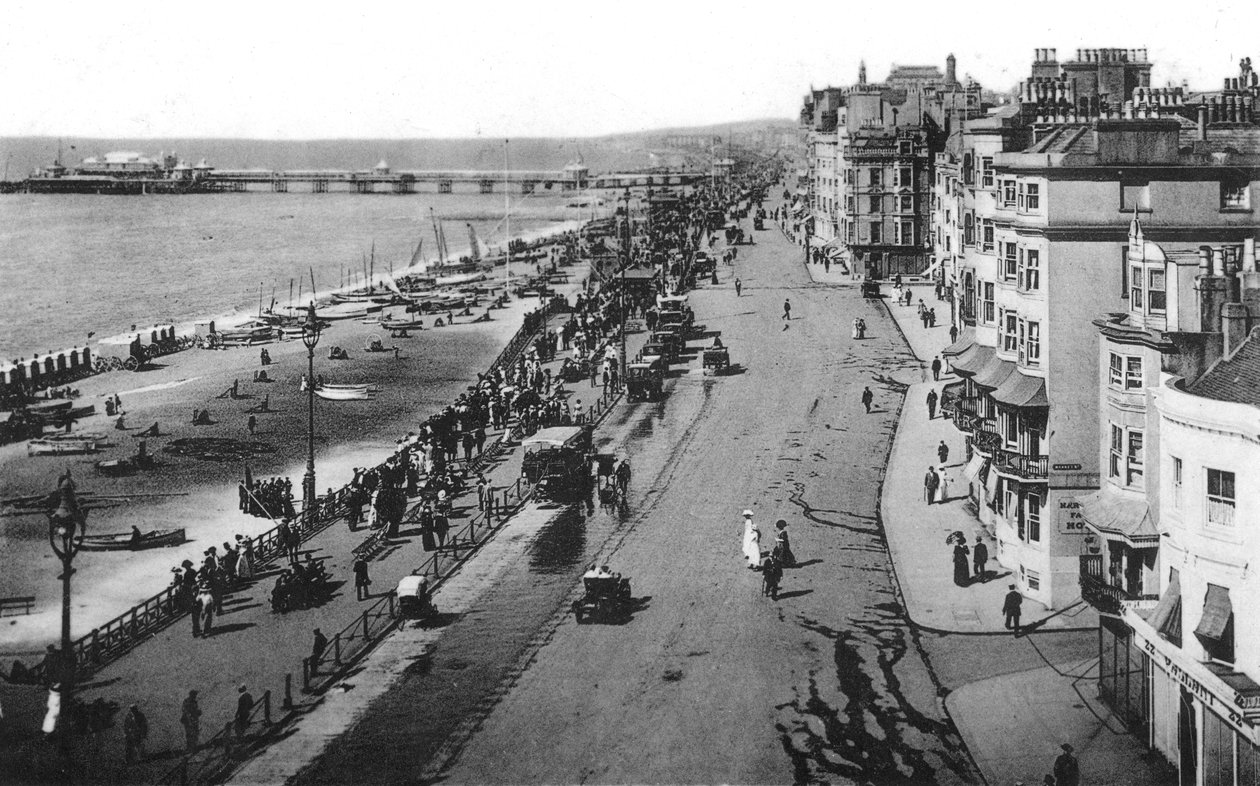 Kings Road, Brighton, East Sussex, c1900-c1920s af Unbekannt