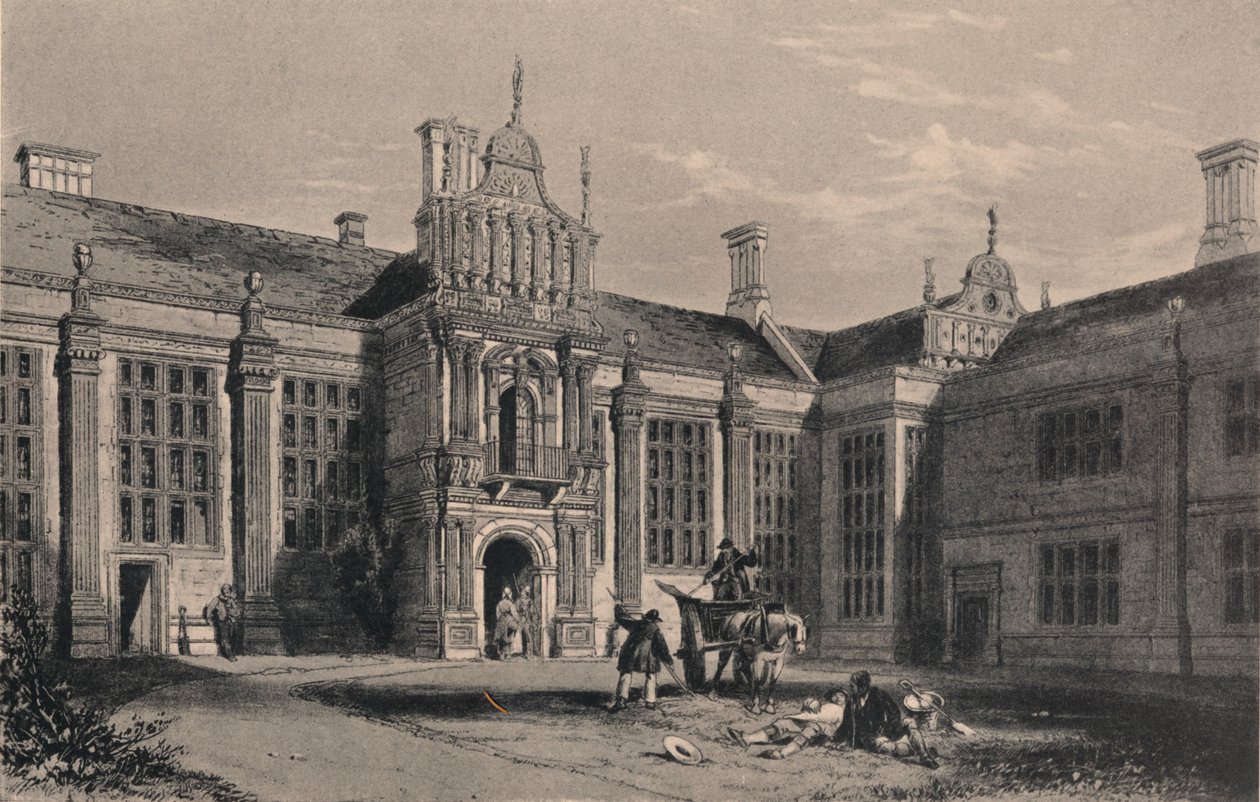 Kirby Hall, Northamptonshire, 1915 af Unbekannt