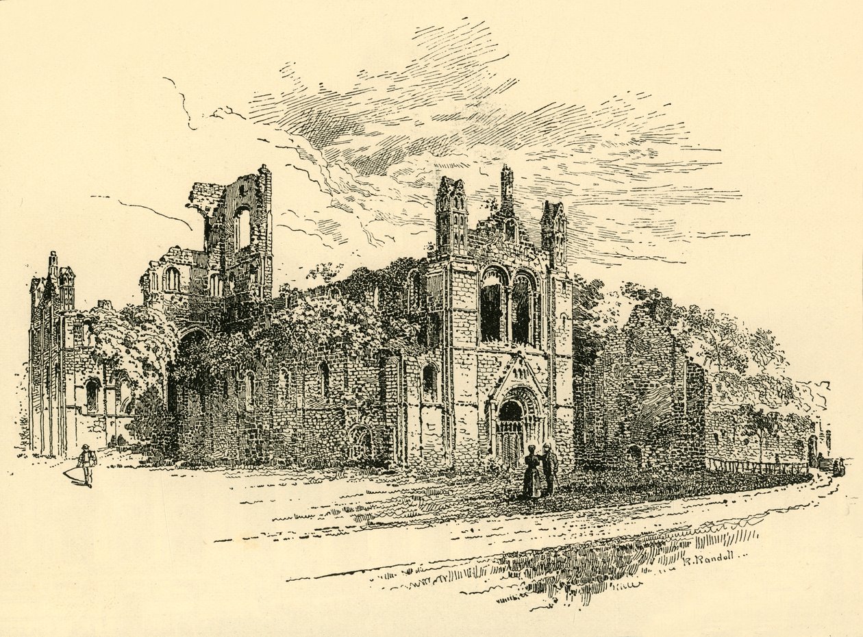 Kirkstall Abbey, 1898. af Unbekannt