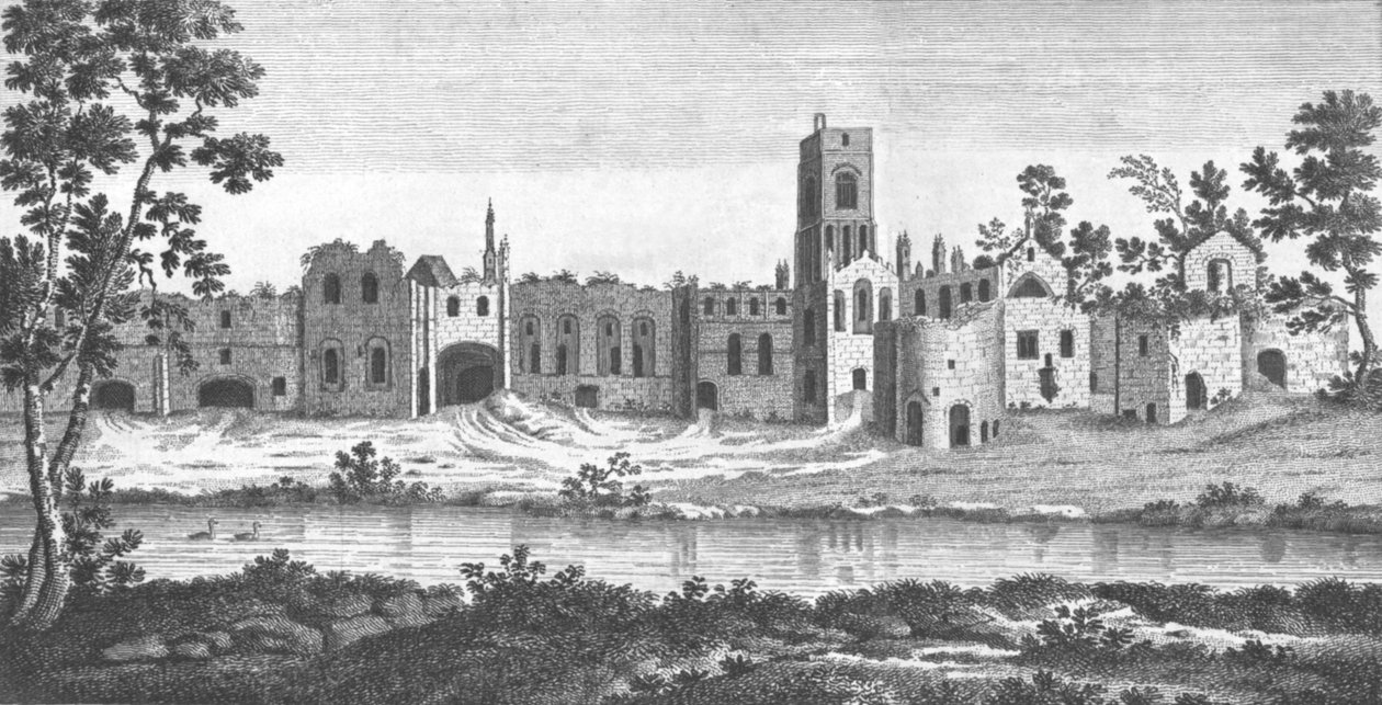 Kirkstall Abbey, Leeds, West Yorkshire, 1700-tallet af Unbekannt