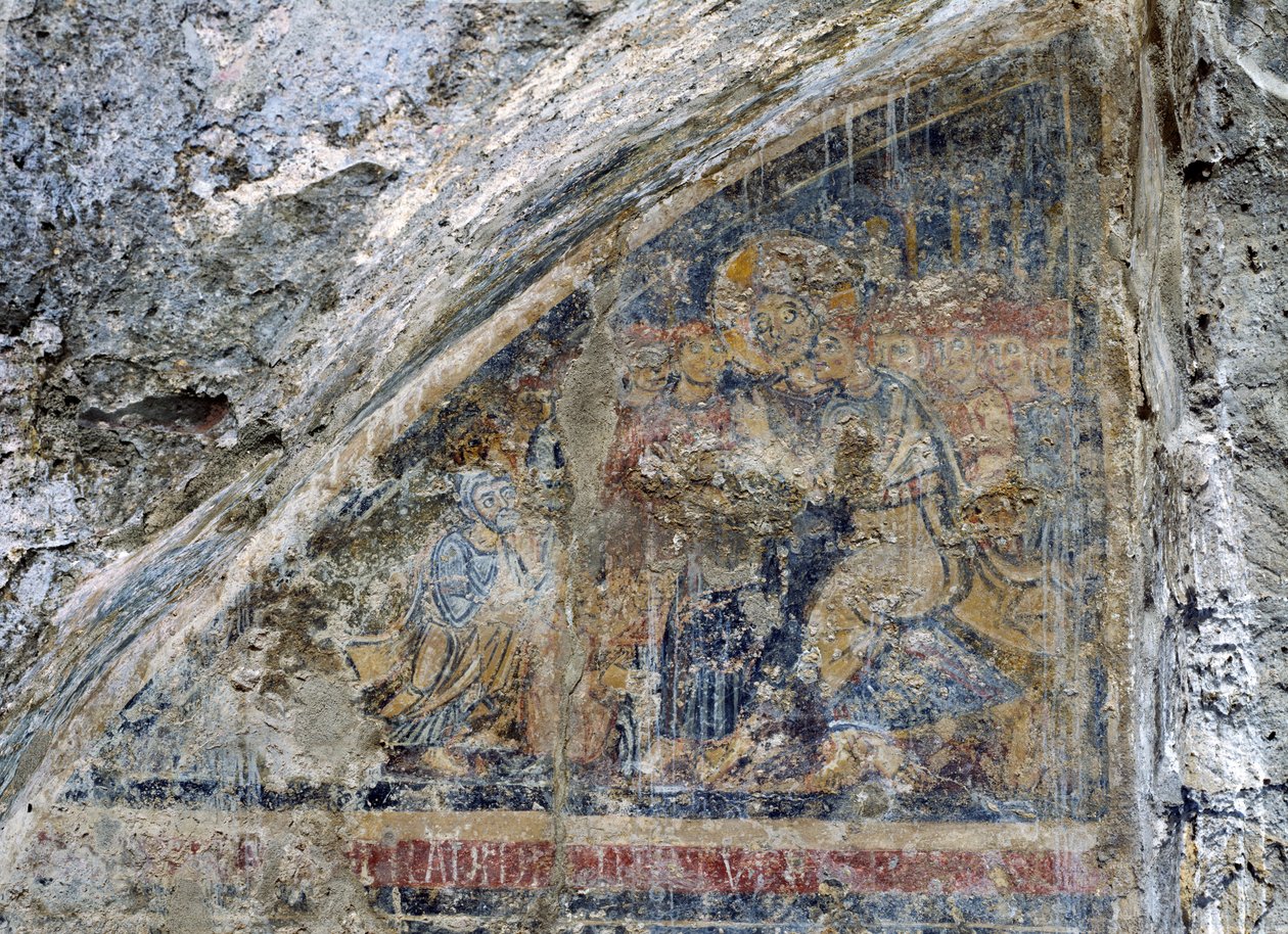 Kiss of Judas (fresko) (se 138683 og 138685) af Unbekannt