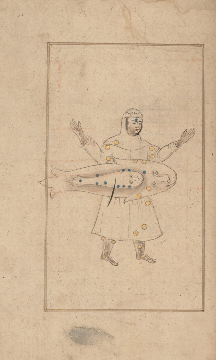 Kitab suwar al-kawakib al-thabita Book of the Images of the Fixed Stars of al-Sufi, 1700-tallet. af Unbekannt