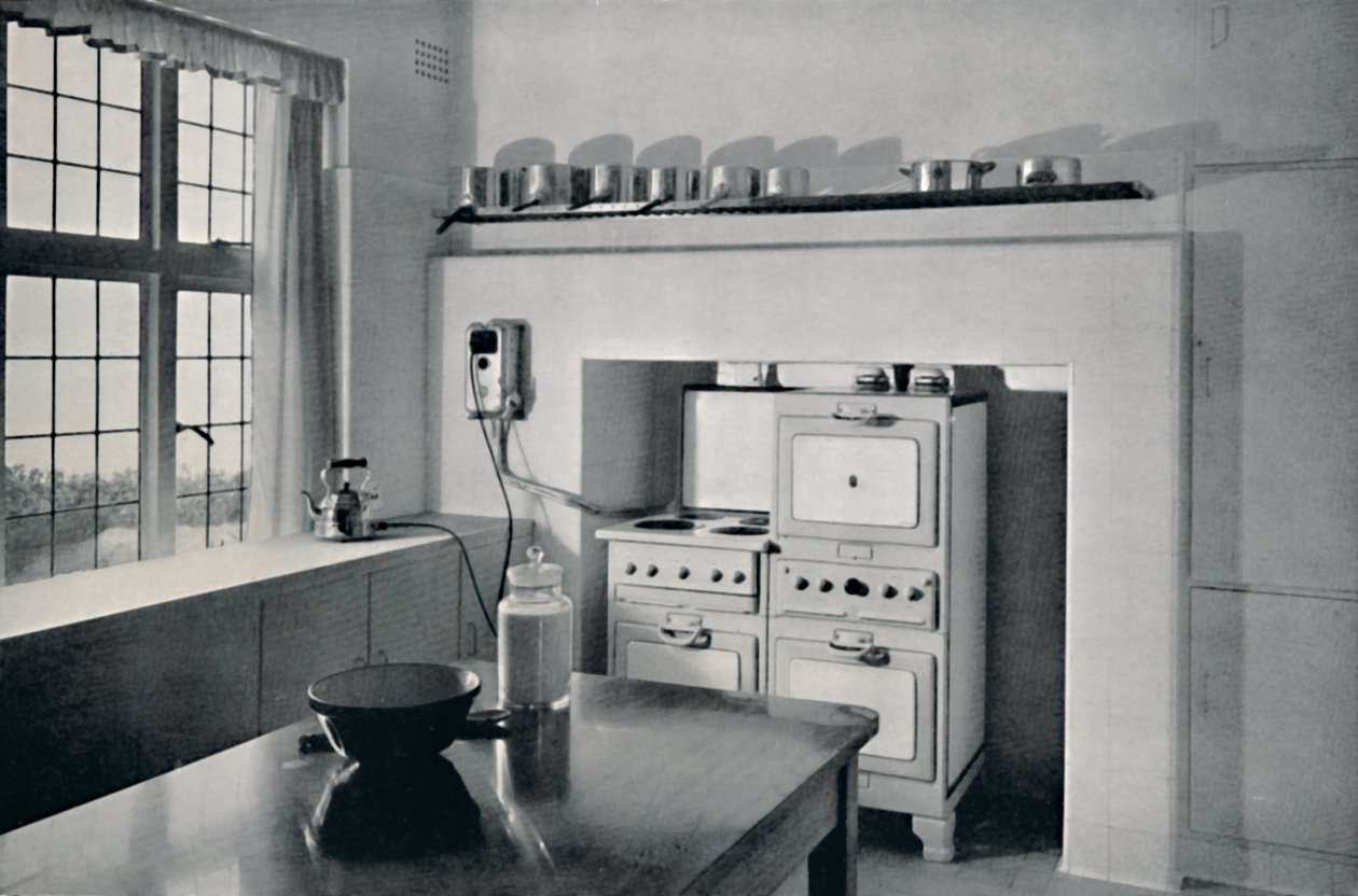 Køkken designet af R.W. Symonds, 1938 af Unbekannt