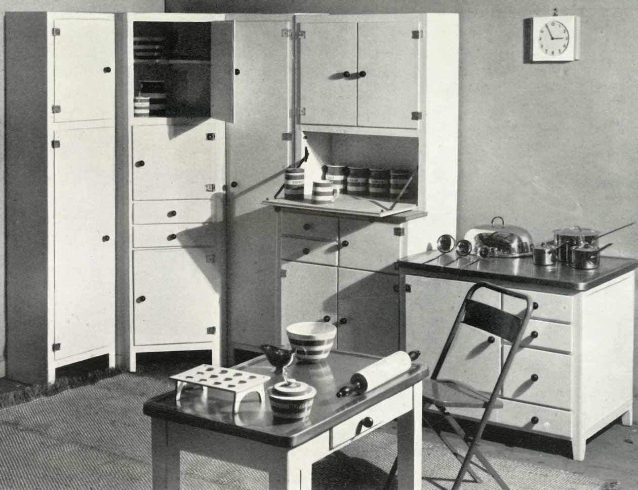 Køkkenmøbler af Heals, London, 1937. af Unbekannt