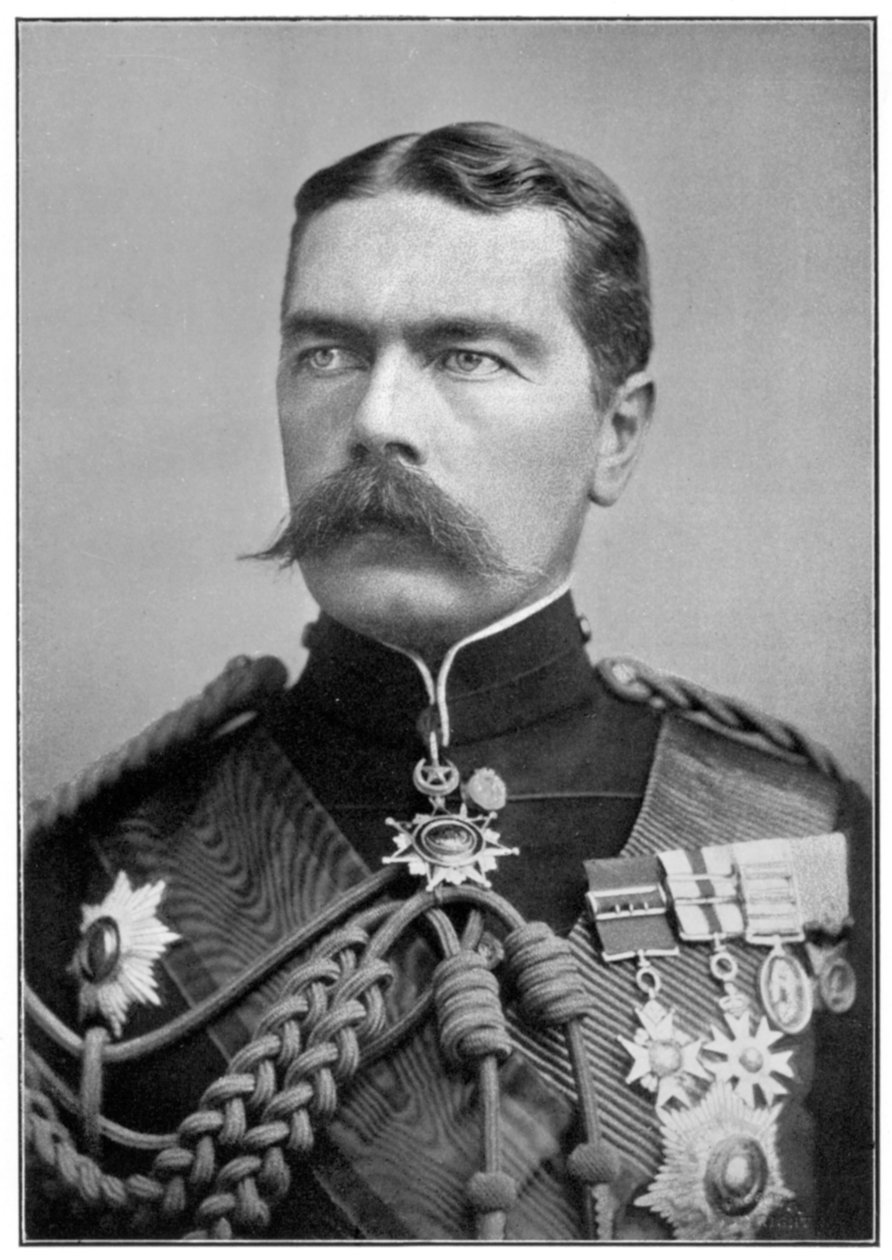 Kitchener fra Khartoum i uniform, ca. 1900-tallet af Unbekannt