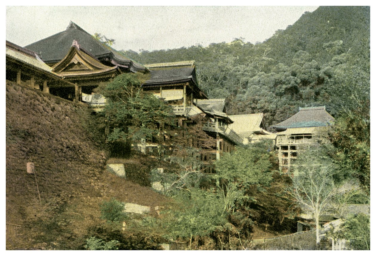 Kiyomizu-templet, Kyoto, Japan, 1904 af Unbekannt