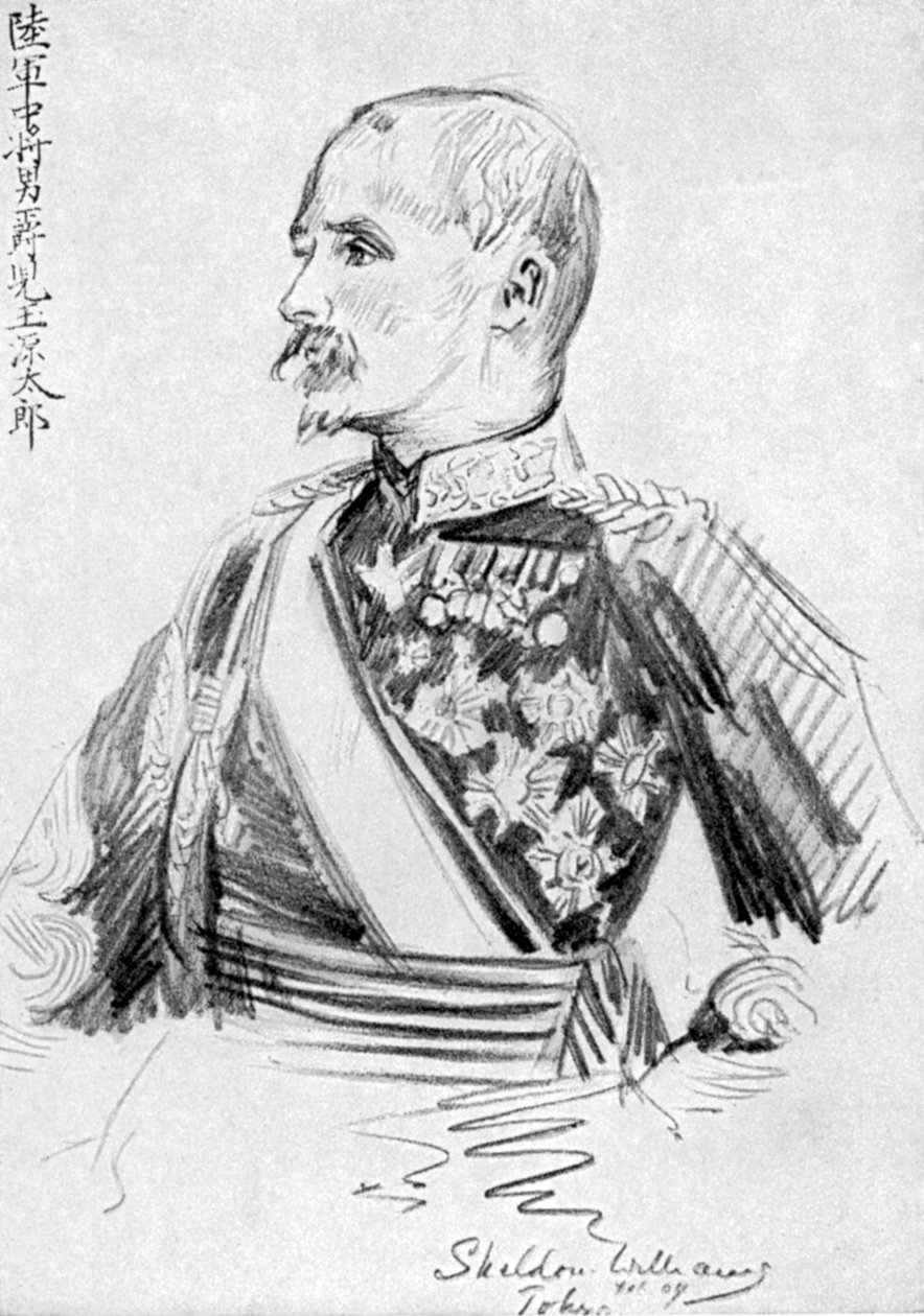 Kodama Gentaro, japansk soldat og statsmand, russisk-japanske krig, 1904-5 af Unbekannt