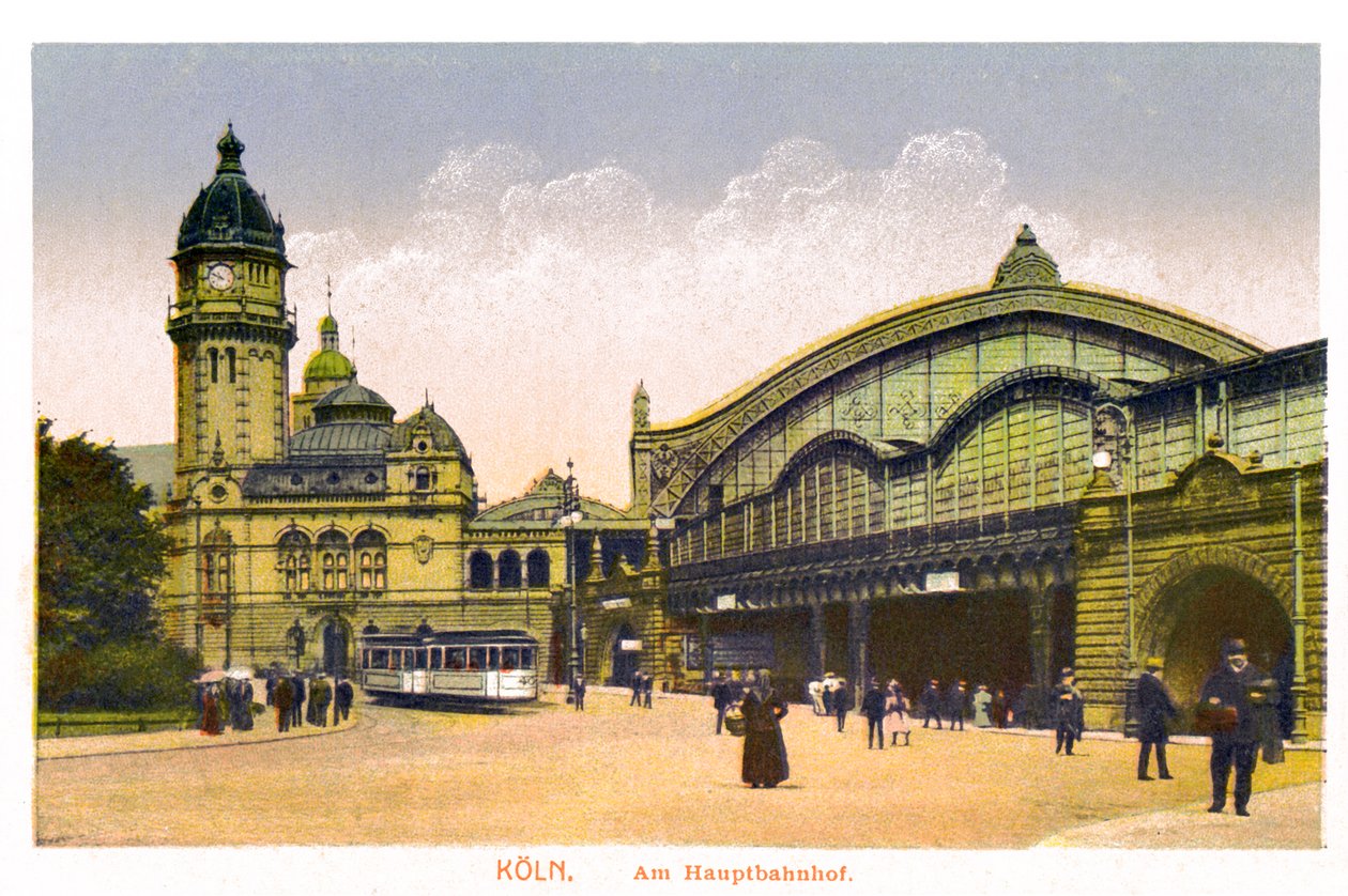 Köln, Am Hauptbahnhof, Hovedbanegården, det 20. århundrede af Unbekannt