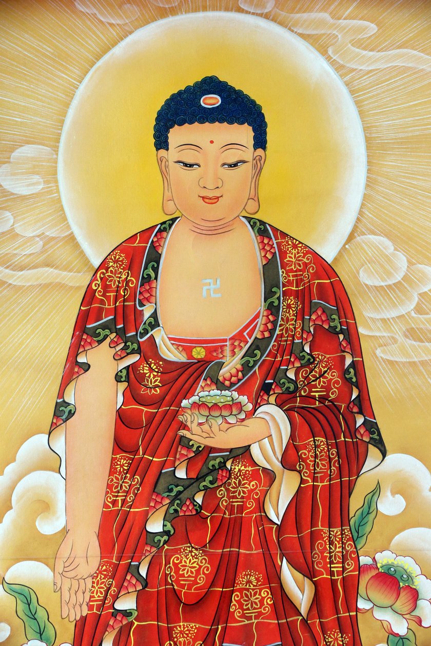 Kong Meng San Phor Kark See Kloster. Shakyamuni Buddha maleri, 20160819, Singapore, Singapore af Unbekannt