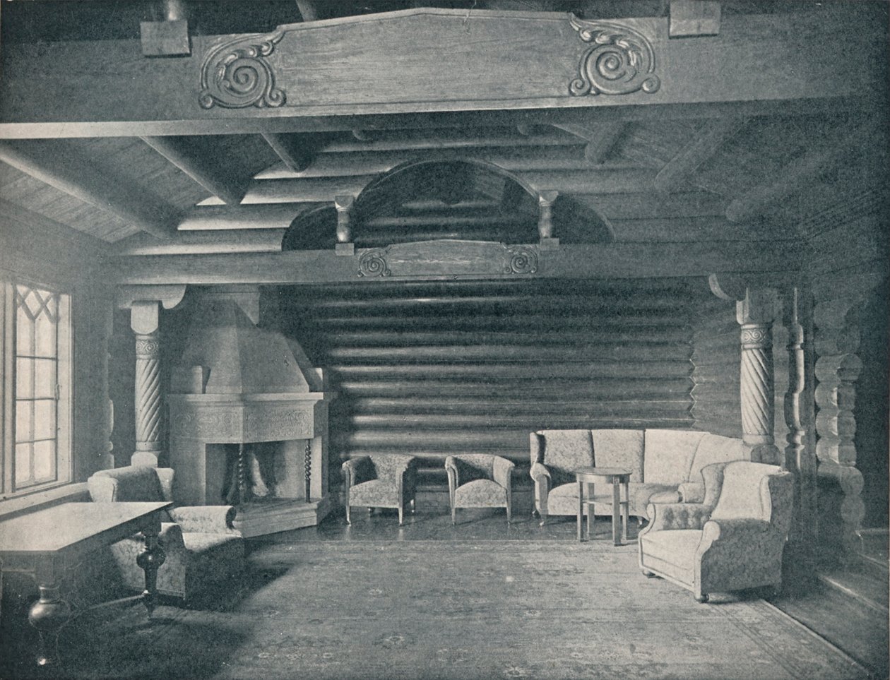Kongssater, skovens hjemsted for Norges konge og dronning, c1910 af Unbekannt