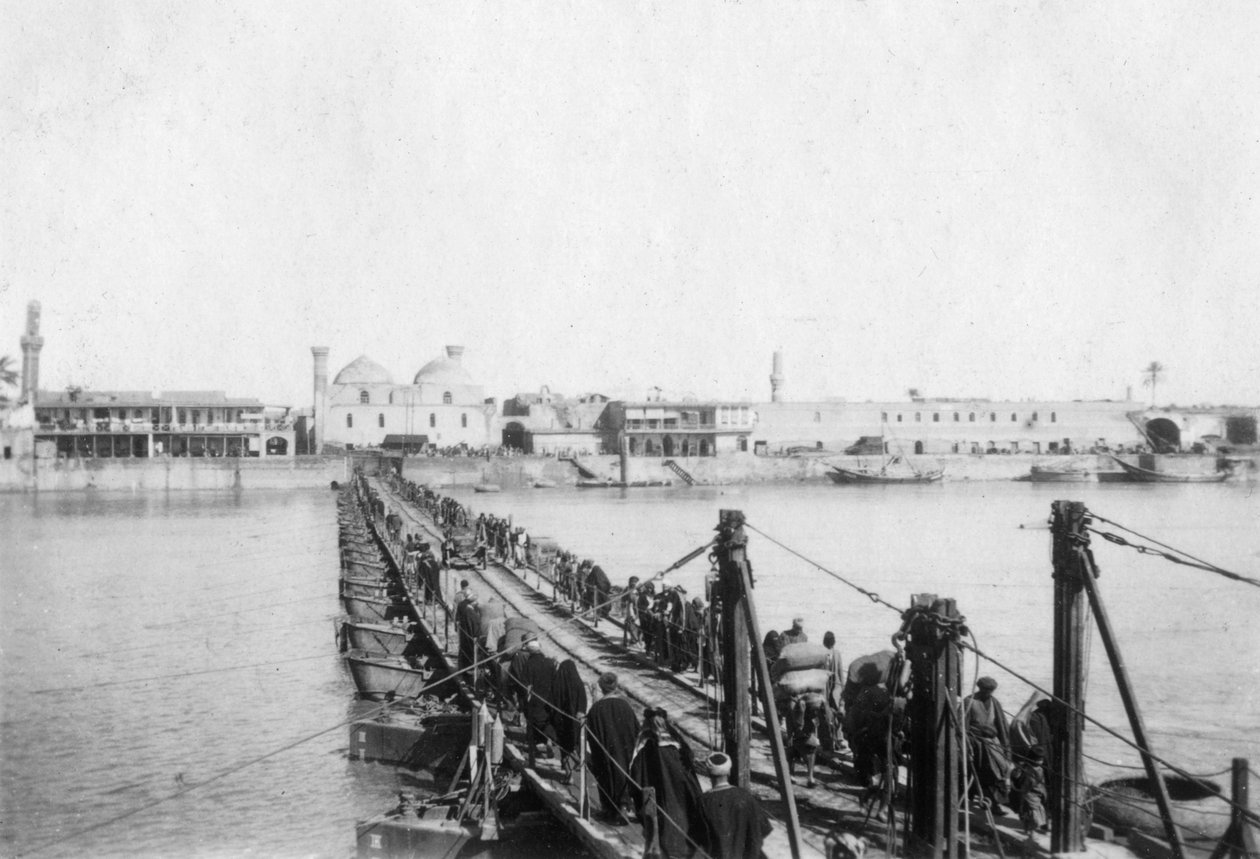Kotah bådebro, Bagdad, Irak, 1917-1919 af Unbekannt