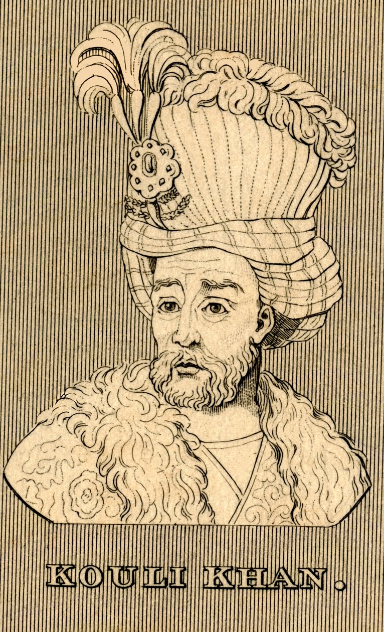 Quli Khan, 1688-1747, 1830. af Unbekannt
