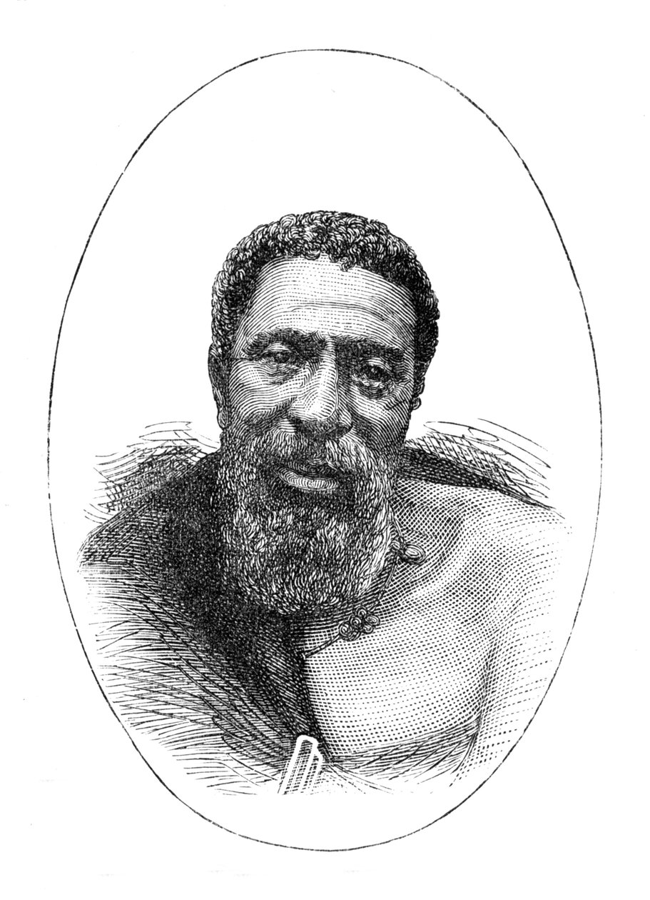 Kreli, chef for Galekas, 1877, c1880 af Unbekannt