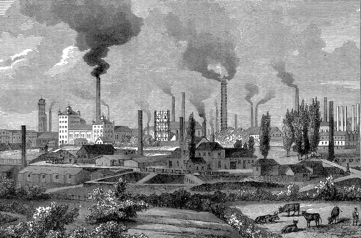 Krupps værker, Essen, Tyskland, 1896 af Unbekannt