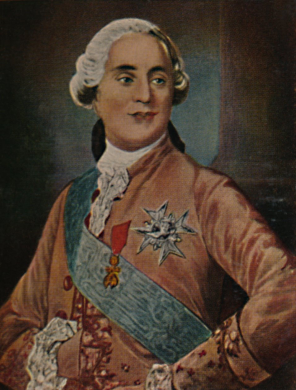 Kong Ludvig XVI af Frankrig 1754-1793. - Maleri af Duplessis, 1934. af Unbekannt
