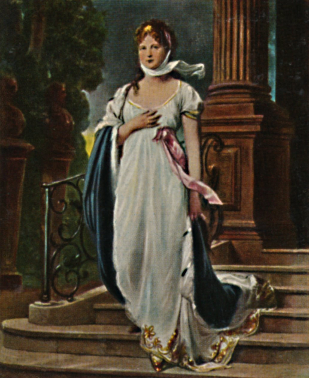 Dronning Louise 1776-1810. - Maleri af Gustao Richter, 1934. af Unbekannt