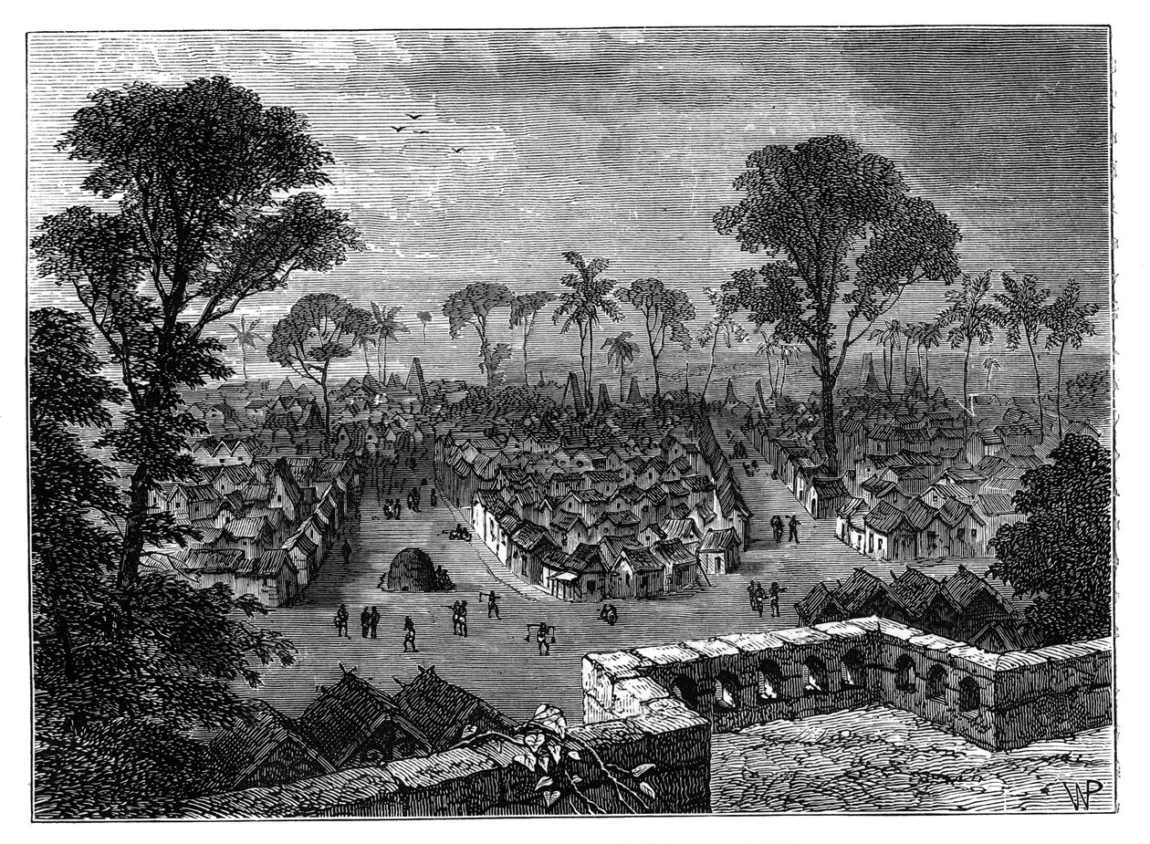 Kumasi, Ashanti, Guldkysten, Vestafrika, c1890 af Unbekannt