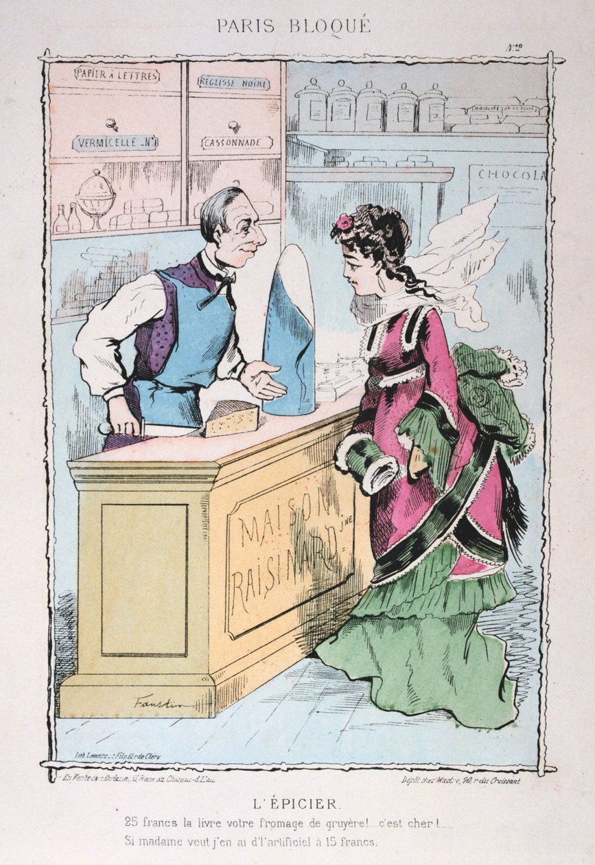 Købmanden, 1870-1871 af Unbekannt