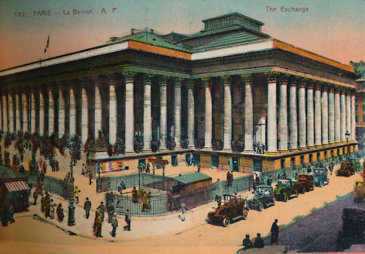 Børsen, Paris, c1920 af Unbekannt