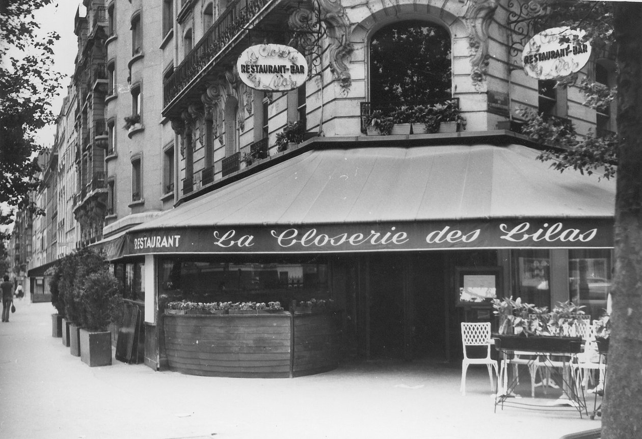 La Closerie des Lilas, Montparnasse. af Unbekannt