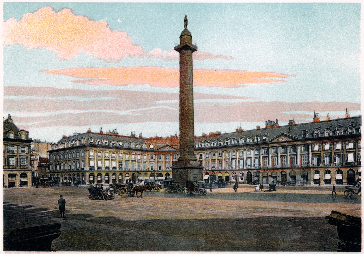 Vendomesøjlen, Paris, ca. 1900 af Unbekannt