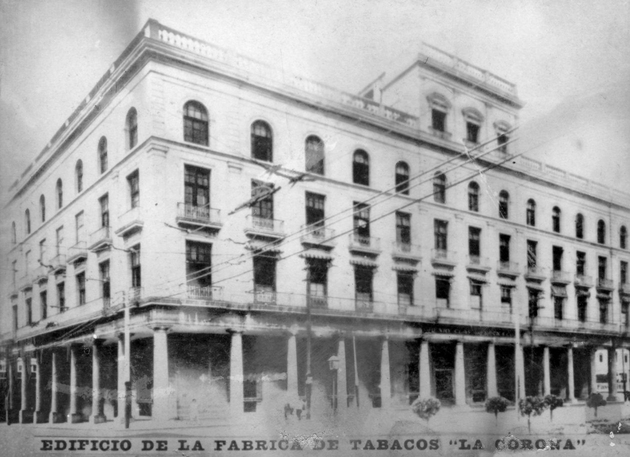 La Corona, tobaksfabrik, 1920