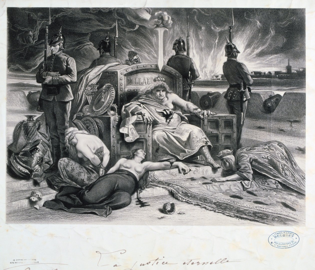 Evig retfærdighed, fransk-preussisk krig, 1870-1871. af Unbekannt