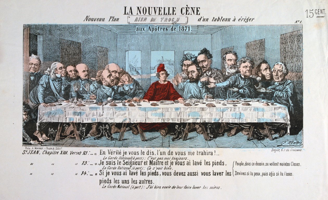 Den nye nadver, Pariserkommunen, 1871 af Unbekannt