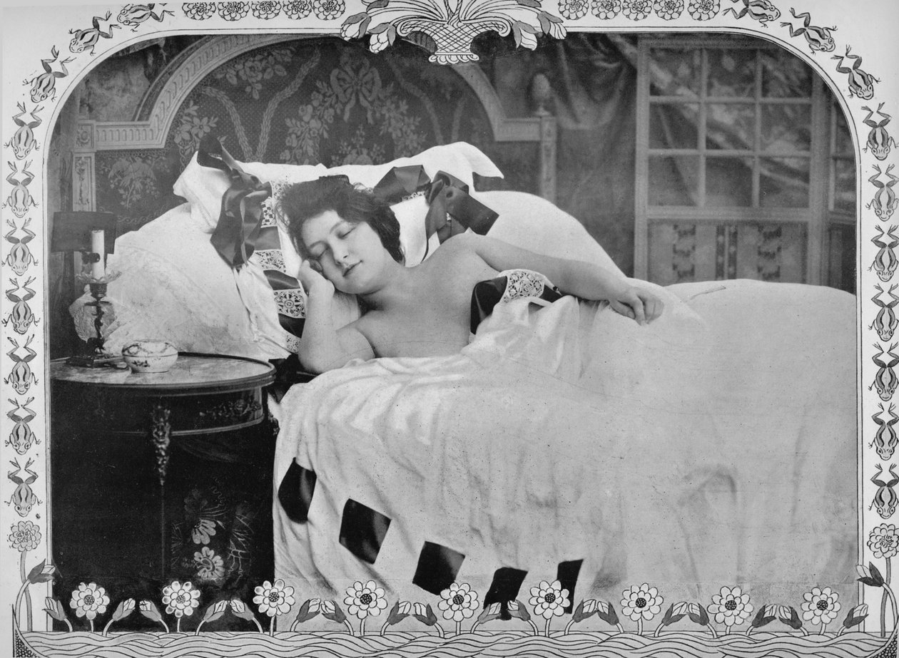 Den første drøm, 1900 af Unbekannt