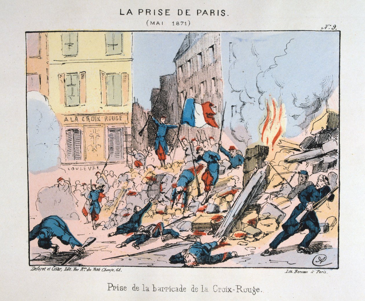 Erobringen af ​​Paris, maj 1871 af Unbekannt