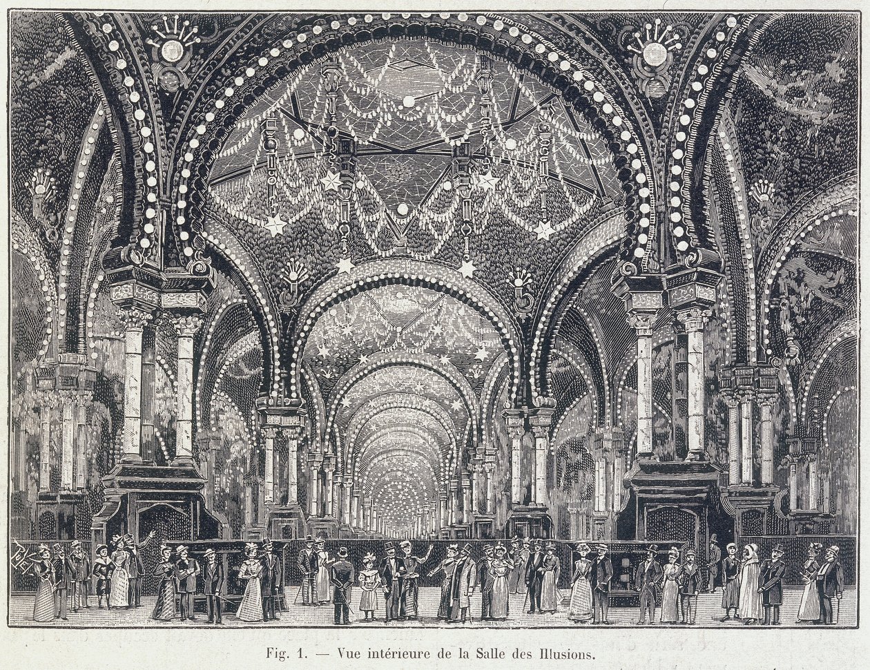 Illusionernes Hall, Paris, september 1900 af Unbekannt