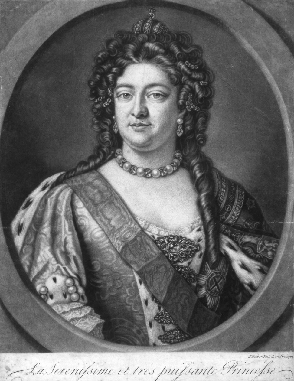 Serenissima og meget magtfulde prinsesse, 1734 af Unbekannt
