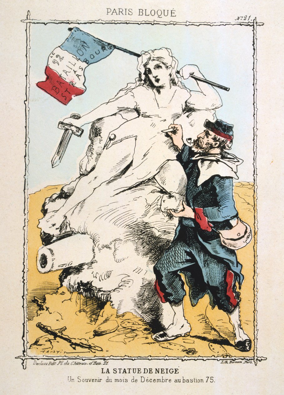 Snestatuen, 1870-1871 af Unbekannt