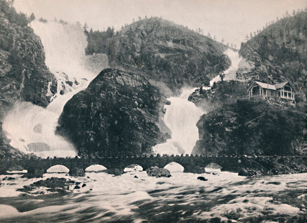 Laatefos, Hardanger, 1914. af Unbekannt