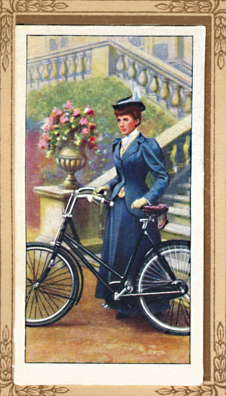 Lady Cyclist, 1896, 1939 af Unbekannt