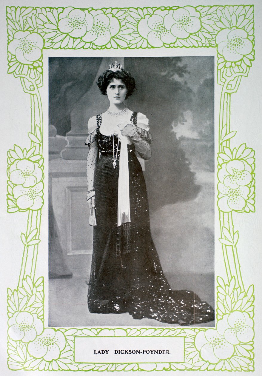 Lady Dickson-Poynder, 1901 af Unbekannt