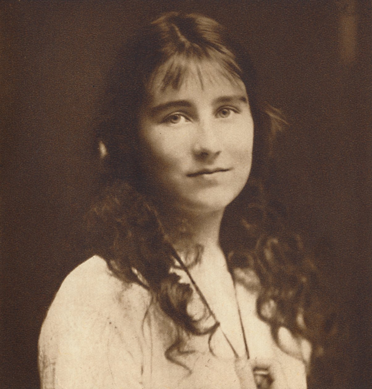 Lady Elizabeth Bowes-Lyon som ung pige, c1917, 1937 af Unbekannt