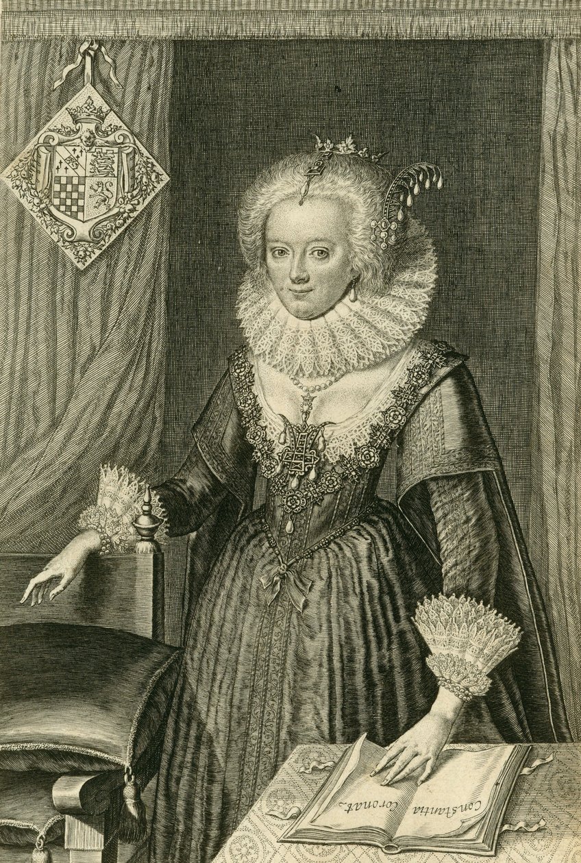 Lady Frances Stewart, hertuginde af Richmond og Lennox 1647-1702, ca 1663. af Unbekannt