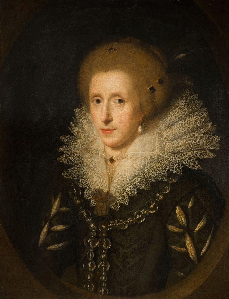 Lady of the Brereton Family, 1600-1625. af Unbekannt