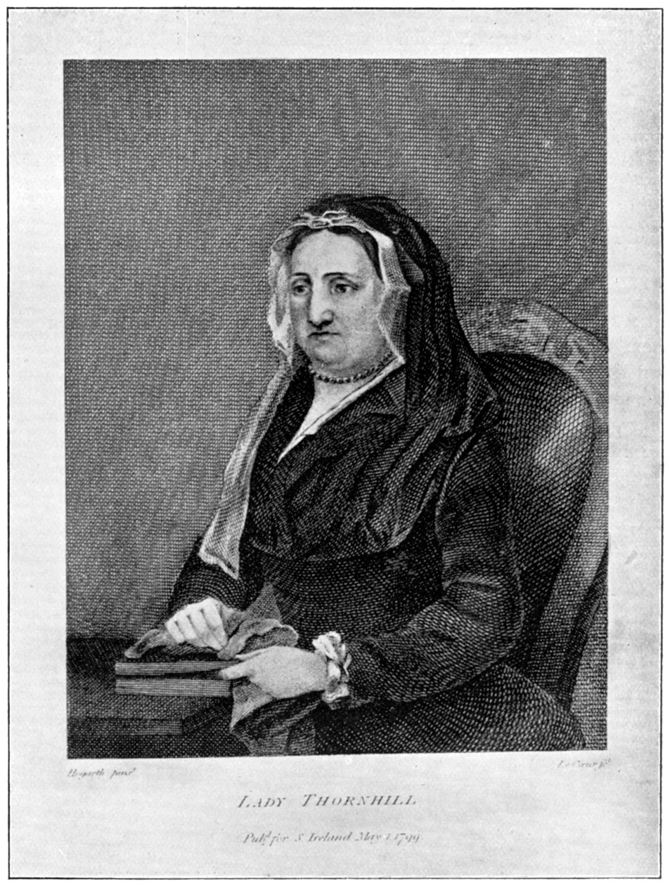 Lady Thornhill, 1799 af Unbekannt