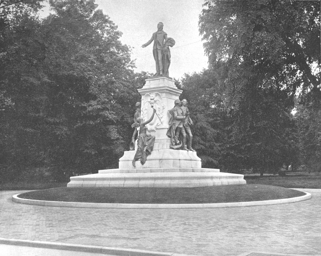 Lafayette Statue, Washington DC, USA, c1900. af Unbekannt