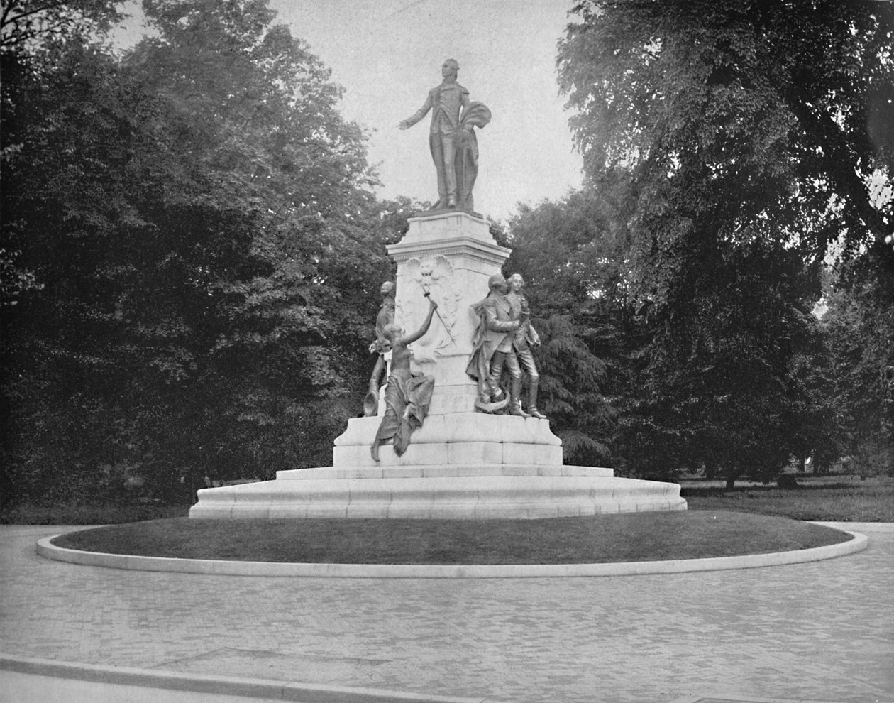 Lafayette Statue, Washington, D.C., c1897. af Unbekannt