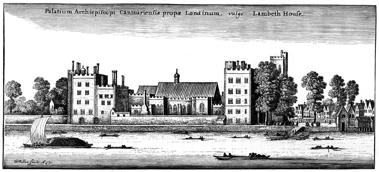 Lambeth Palace, London, 1647 1893 af Unbekannt
