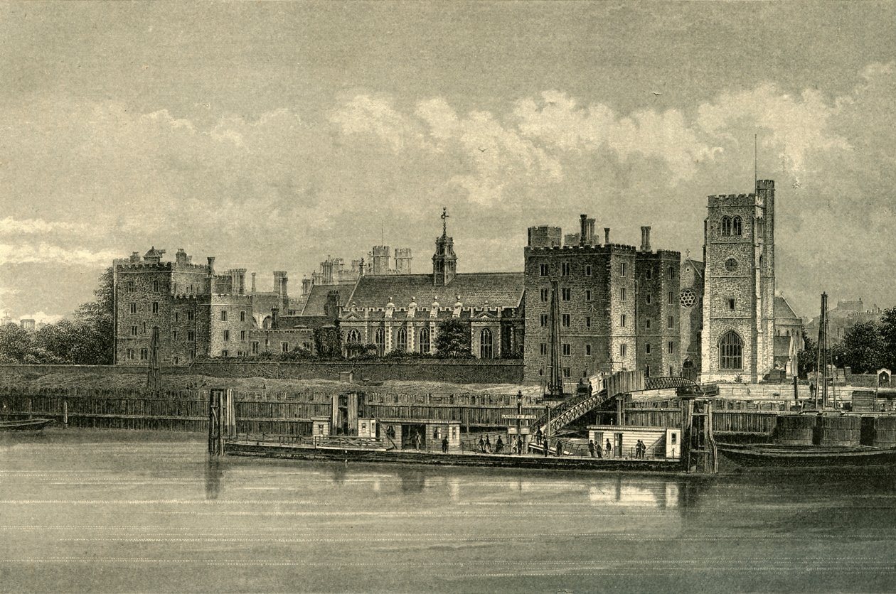 Lambeth Palace, c1878. af Unbekannt