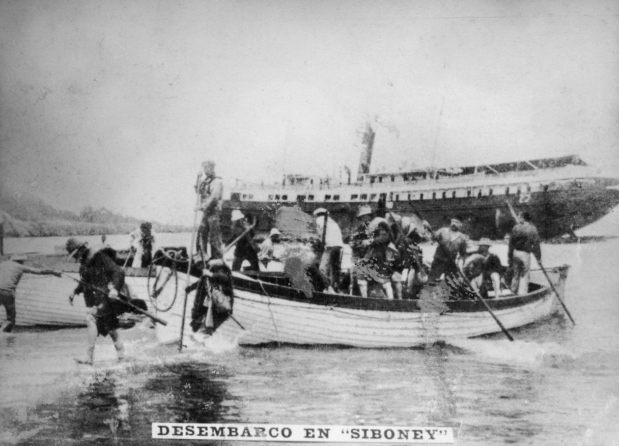 Landing i Siboney, 1898, 1920