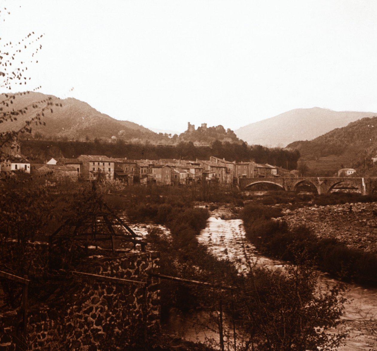 Landskab, Alsace, c1914-c1918 af Unbekannt