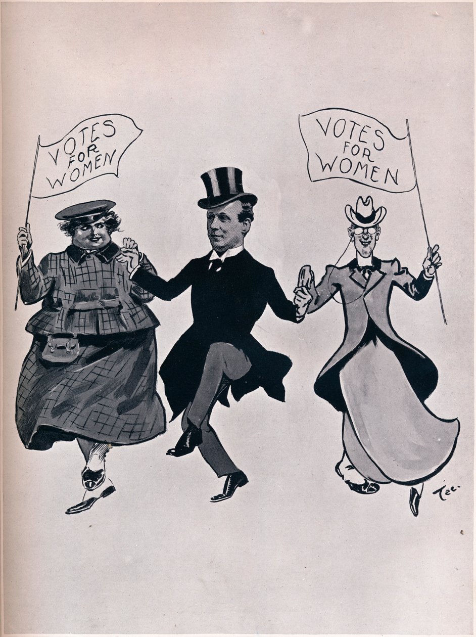 Larking with the Girls, 1906. af Unbekannt